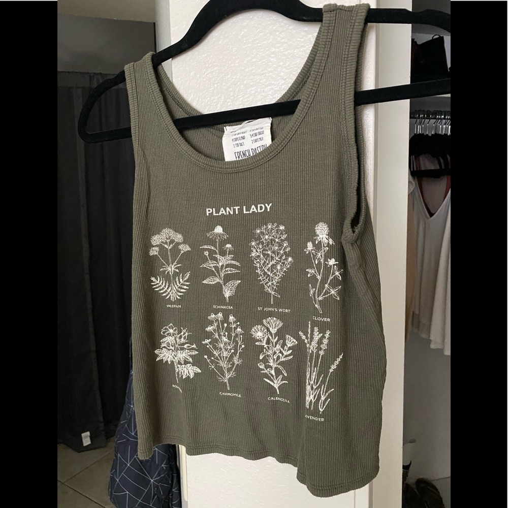 French Pastry Plant Lady Tank